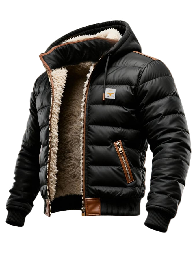 Laluna® | Ciepła kurtka z materiału sherpa