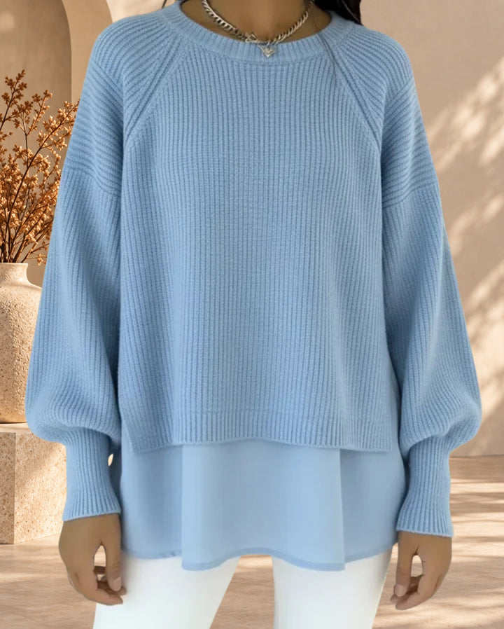 Clelia™ | Sweter z efektem dwóch warstw