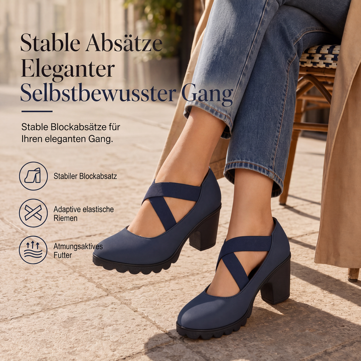 Isadora™ | Eleganckie buty Mary Jane z krzyżowym paskiem