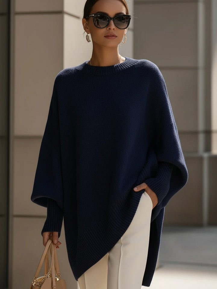 Ludovica™ | Sweter oversize z szerokim dekoltem
