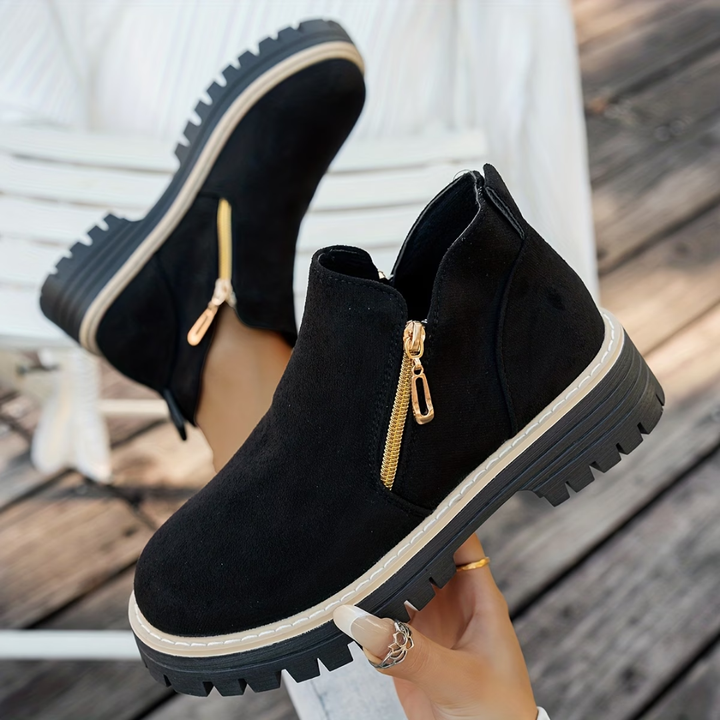 Mila™ | Stylowe Czarne Botki