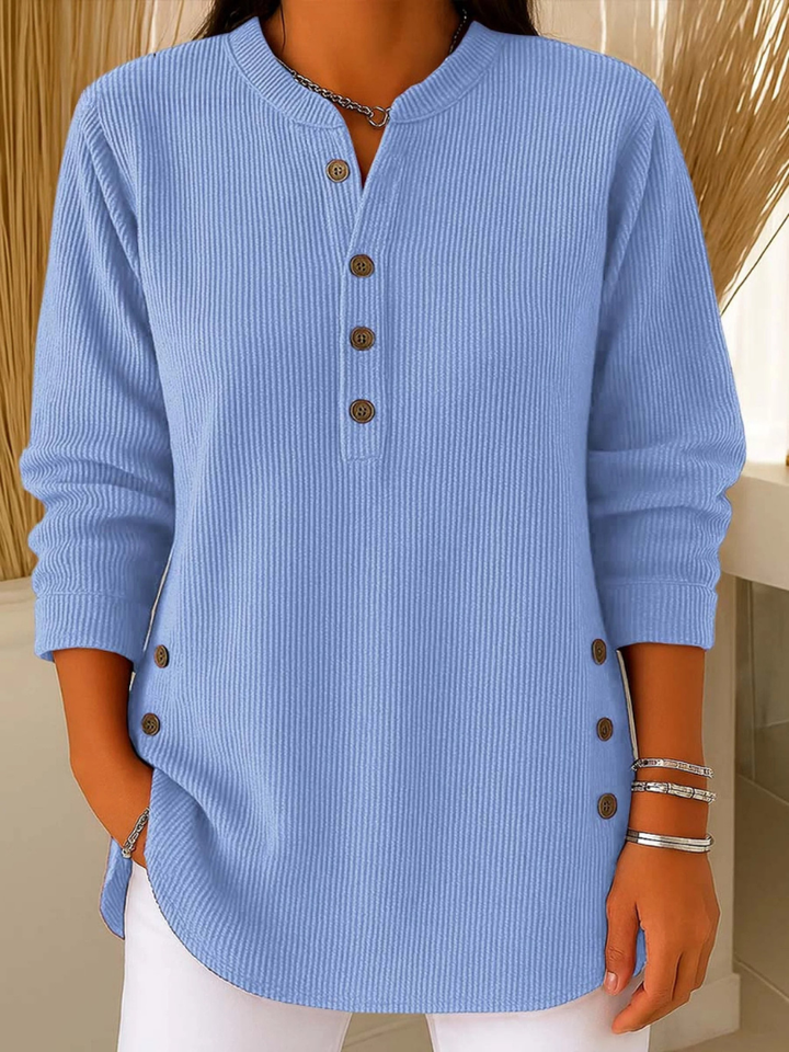 Neva™ | Tunika typu henley z guzikami