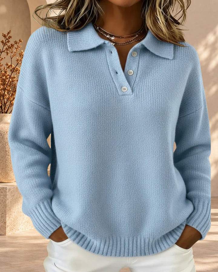 Marina™ | Miękki sweter polo