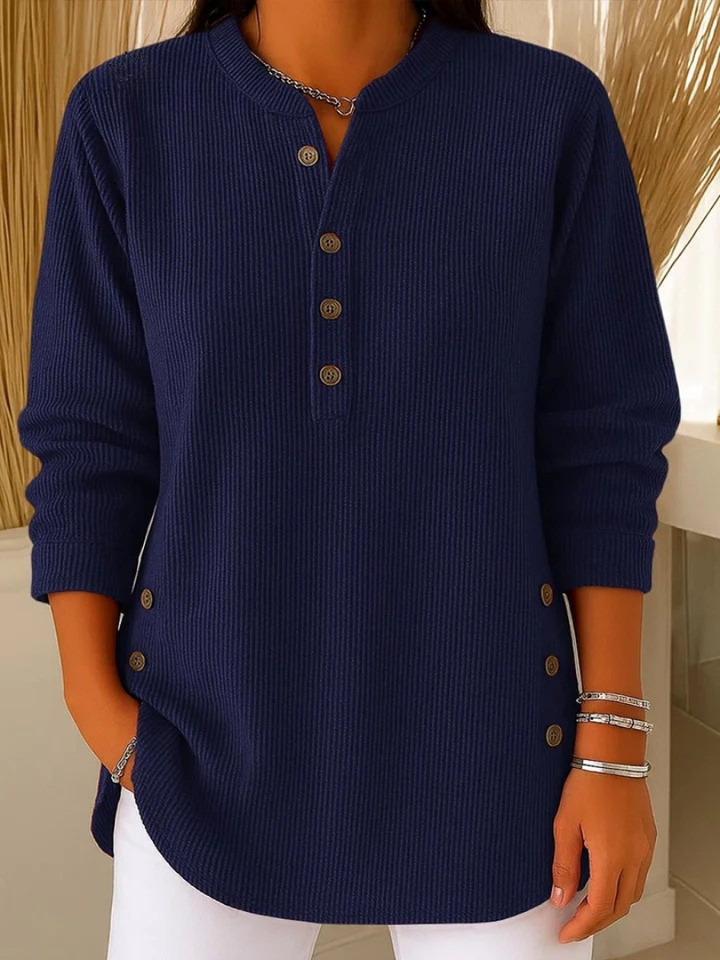 Neva™ | Tunika typu henley z guzikami