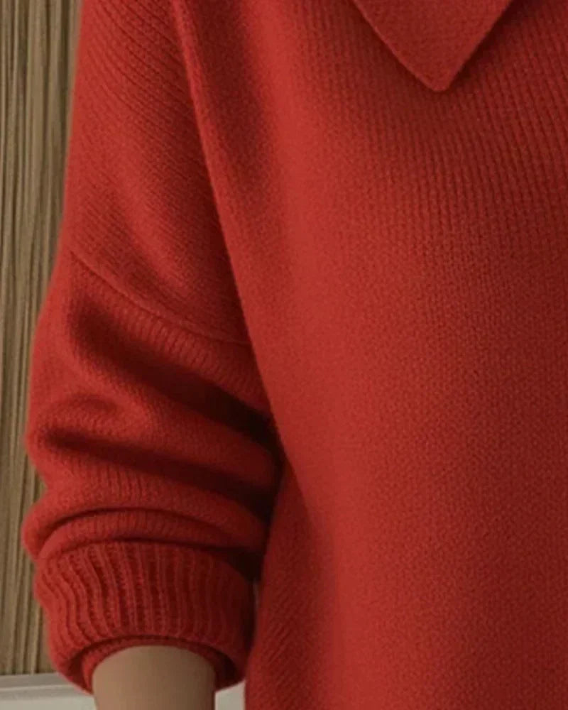 Vespera™ | Sweter z guzikami i stójką
