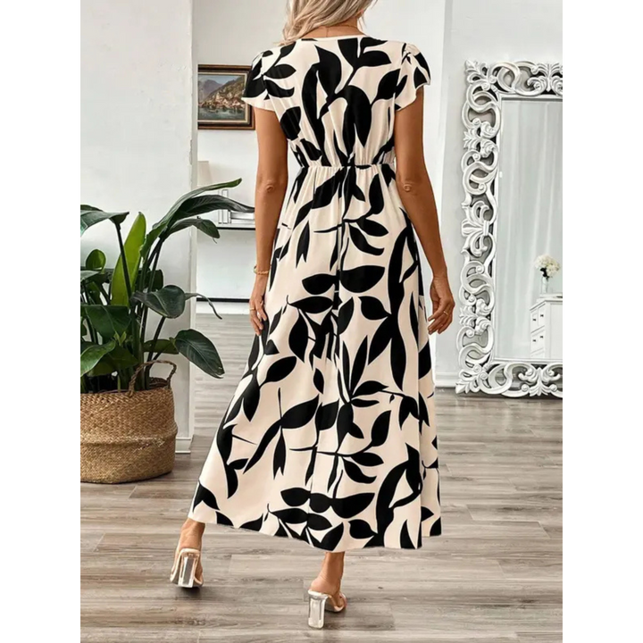 Odessa™ | Elegancka Sukienka w Liście