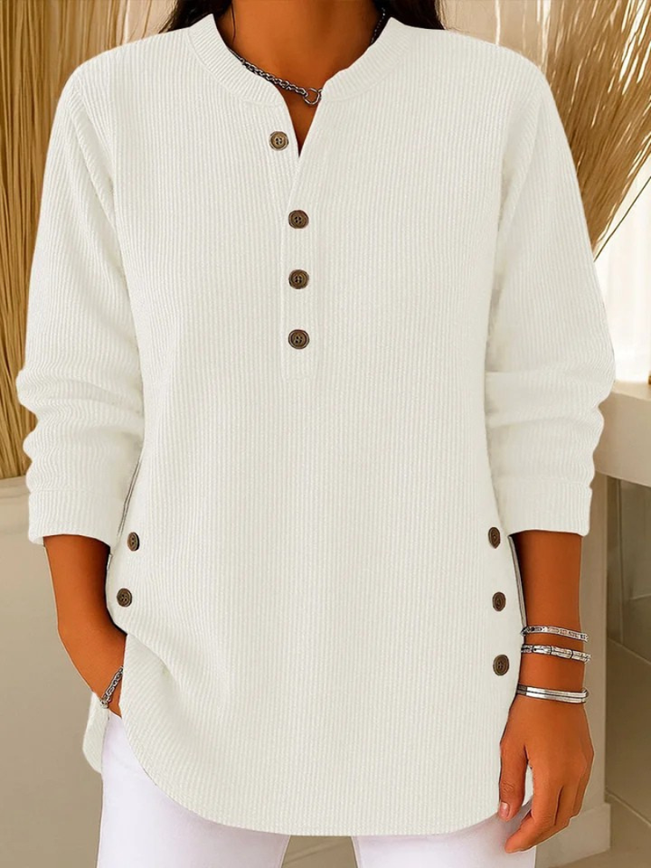 Neva™ | Tunika typu henley z guzikami