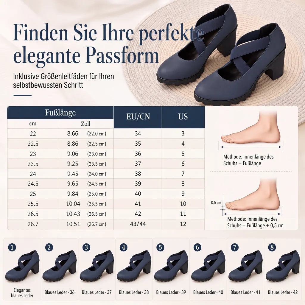 Isadora™ | Eleganckie buty Mary Jane z krzyżowym paskiem