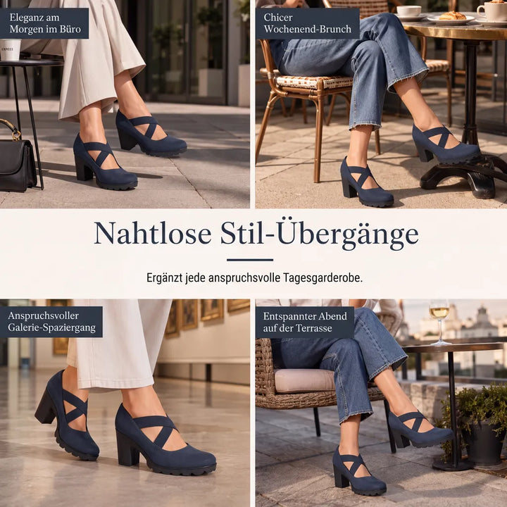 Isadora™ | Eleganckie buty Mary Jane z krzyżowym paskiem