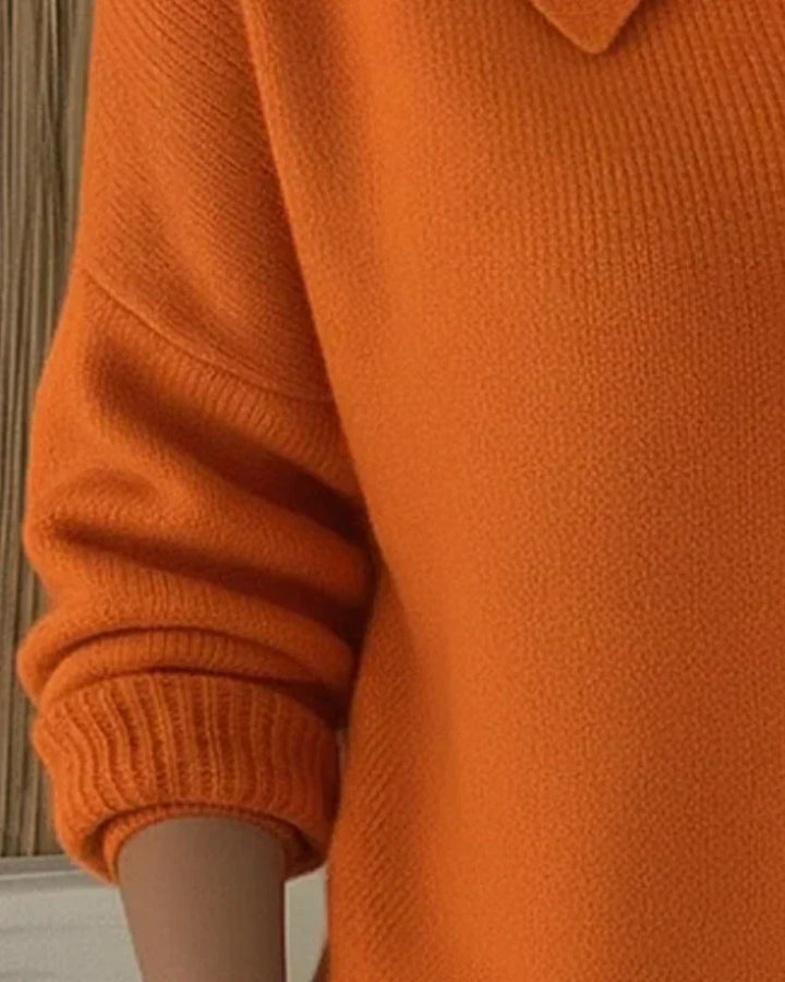 Vespera™ | Sweter z guzikami i stójką