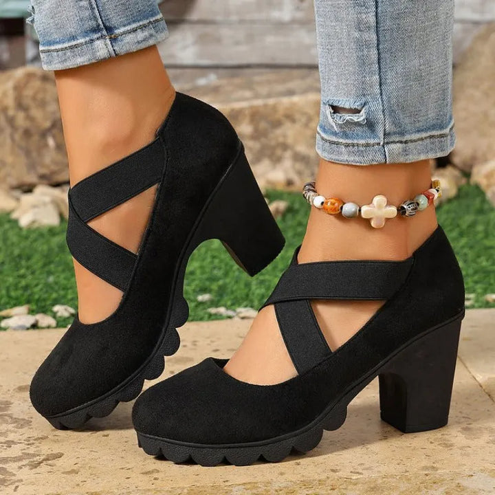 Isadora™ | Eleganckie buty Mary Jane z krzyżowym paskiem