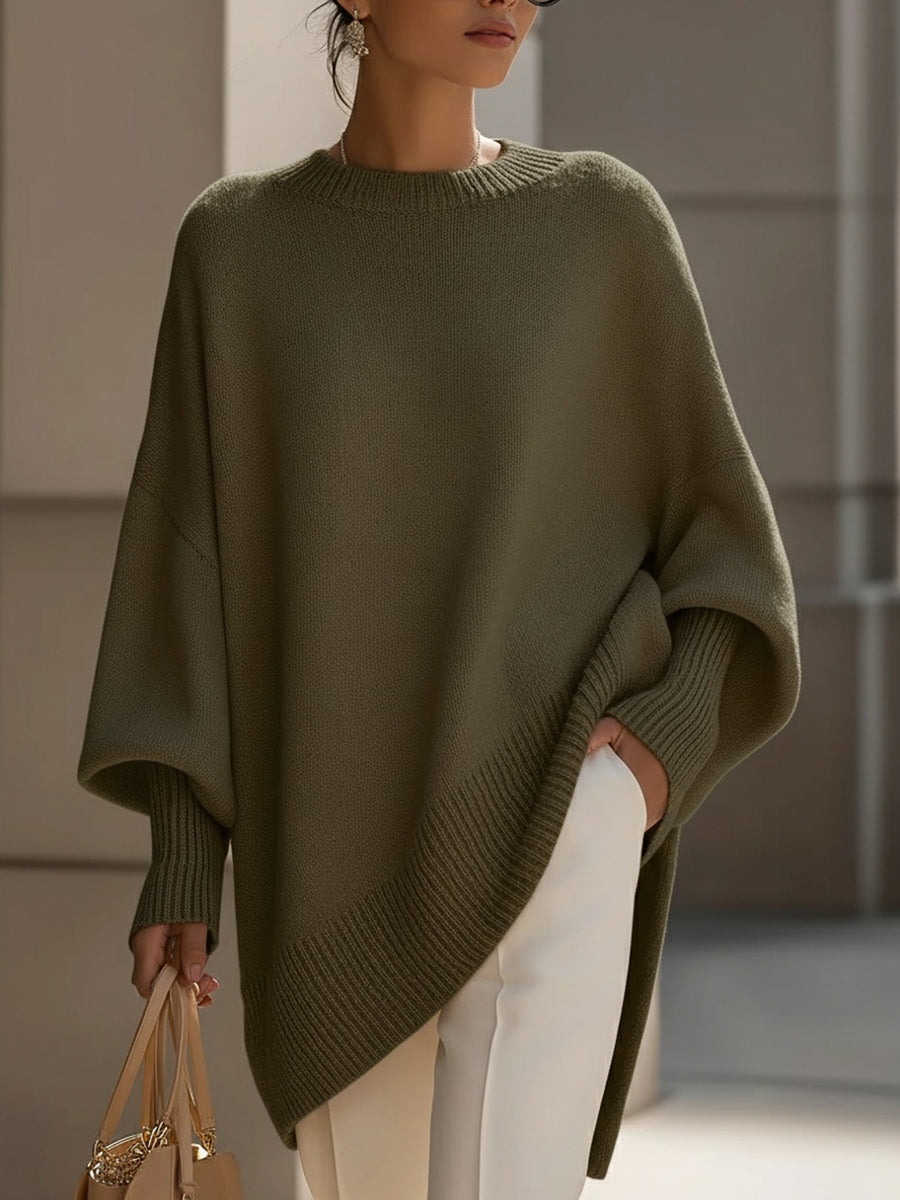 Isolde | Drapowany sweter oversize