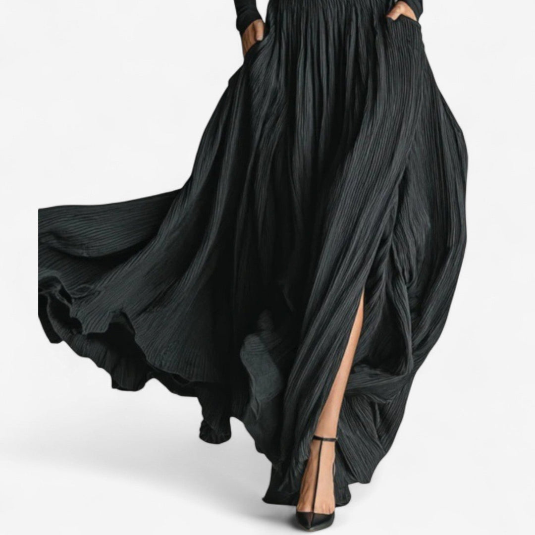 Rachel™ | Sukienka maxi z wysokim stanem