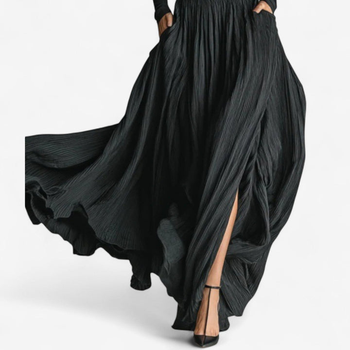 Rachel™ | Sukienka maxi z wysokim stanem