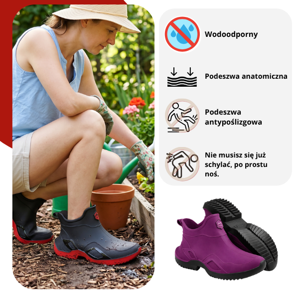 STORMSTEPS™ - DAMSKIE NISKICH BUTY OGRODOWE