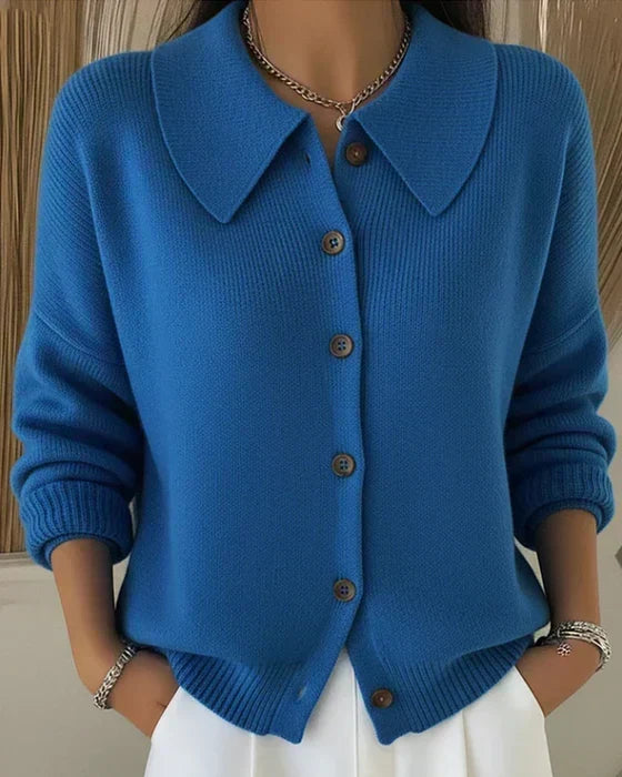 Vespera™ | Sweter z guzikami i stójką