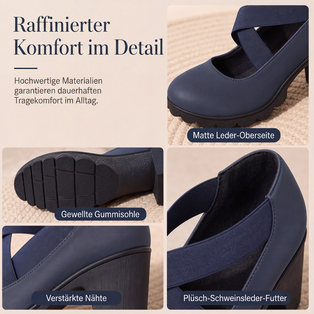 Isadora™ | Eleganckie buty Mary Jane z krzyżowym paskiem