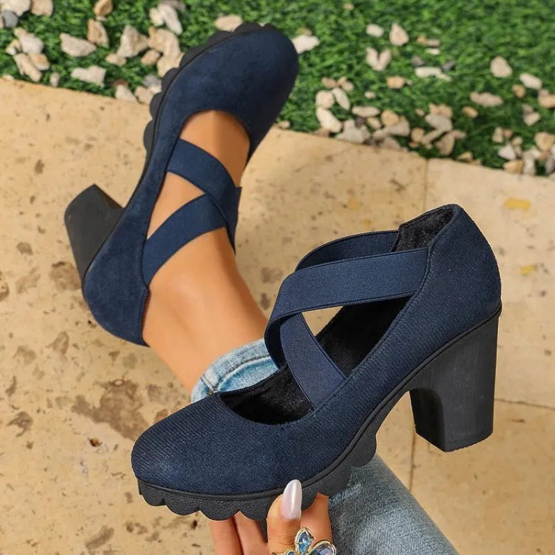 Isadora™ | Eleganckie buty Mary Jane z krzyżowym paskiem
