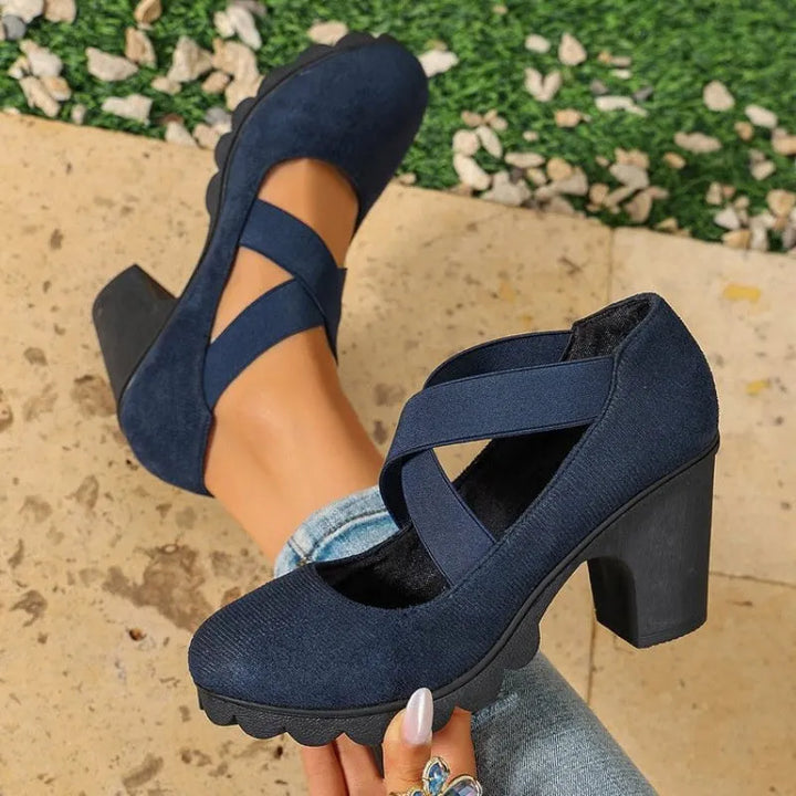 Isadora™ | Eleganckie buty Mary Jane z krzyżowym paskiem