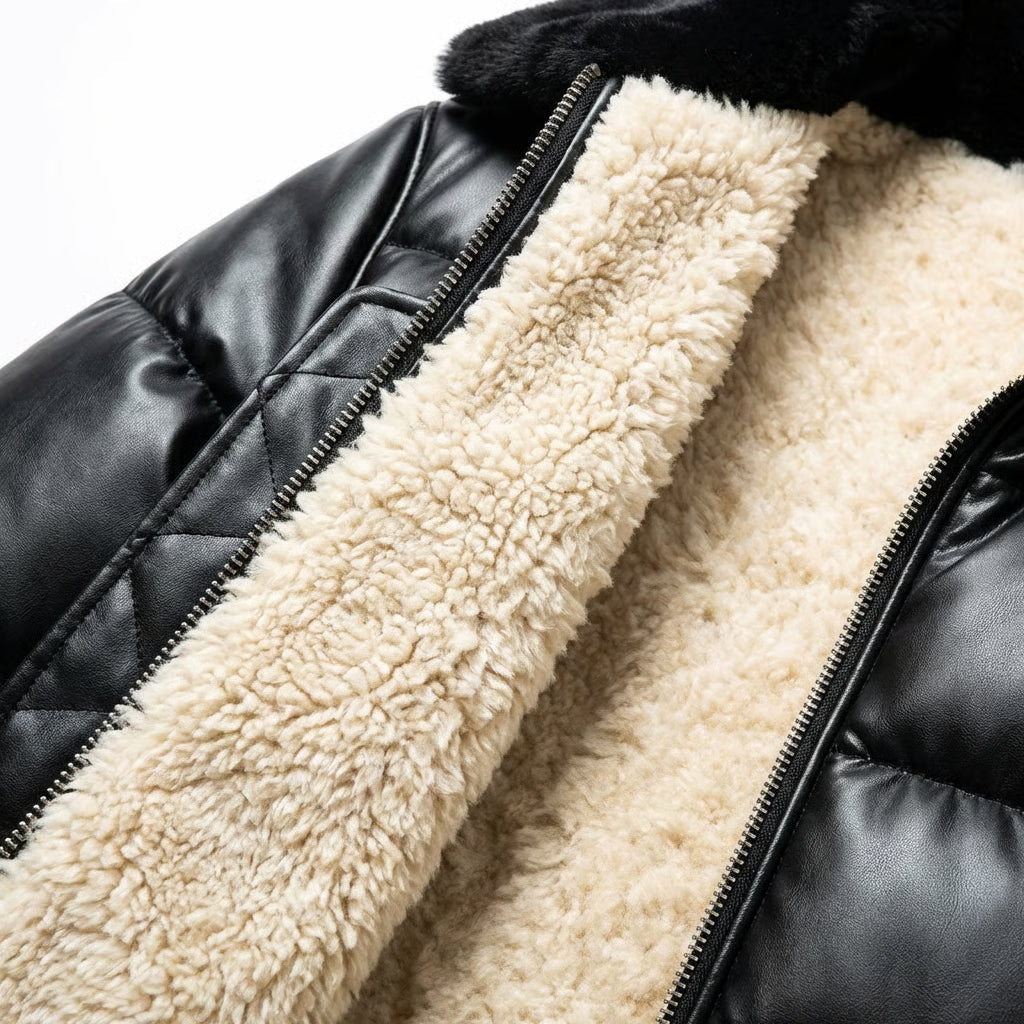 Laluna® | Ciepła, pikowana kurtka w stylu vintage