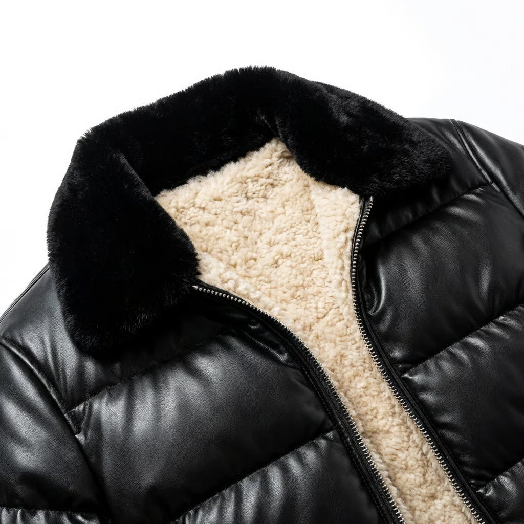 Laluna® | Ciepła, pikowana kurtka w stylu vintage