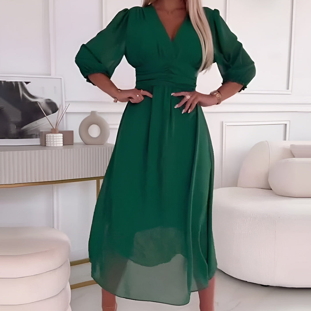 Adéla | Lekka elegancka sukienka z szyfonu
