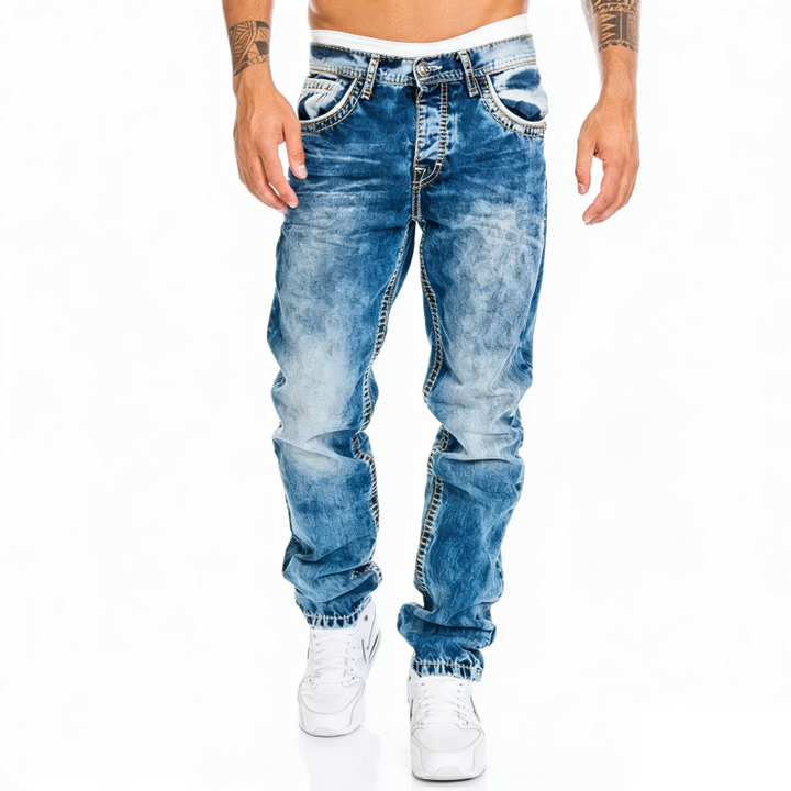 Alden™ | Minimalistyczne elastyczne jeansy męskie w stylu emo na lato