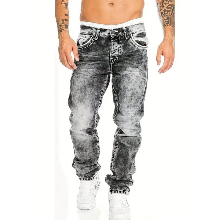 Alden™ | Minimalistyczne elastyczne jeansy męskie w stylu emo na lato