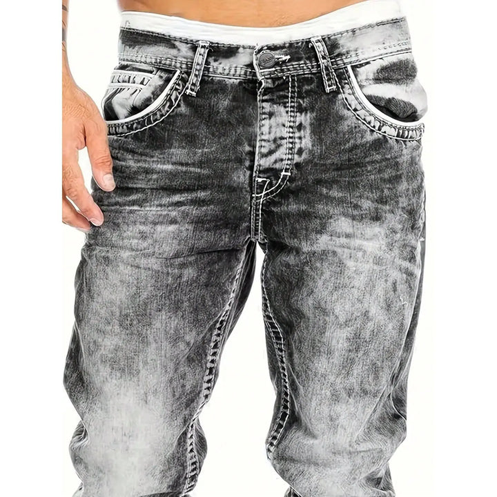 Alden™ | Minimalistyczne elastyczne jeansy męskie w stylu emo na lato