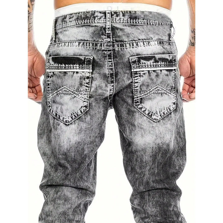 Alden™ | Minimalistyczne elastyczne jeansy męskie w stylu emo na lato