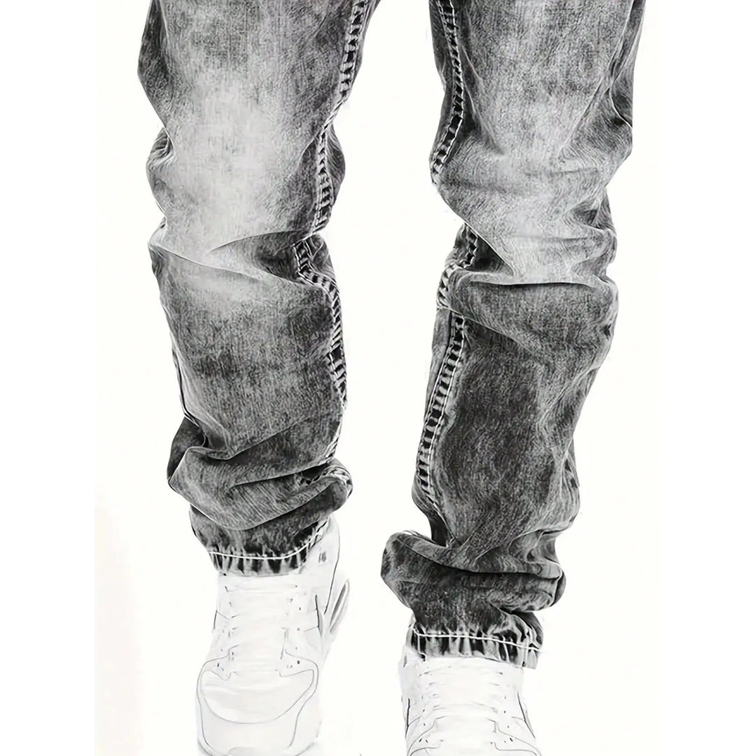 Alden™ | Minimalistyczne elastyczne jeansy męskie w stylu emo na lato