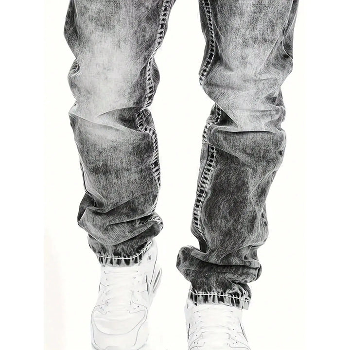 Alden™ | Minimalistyczne elastyczne jeansy męskie w stylu emo na lato